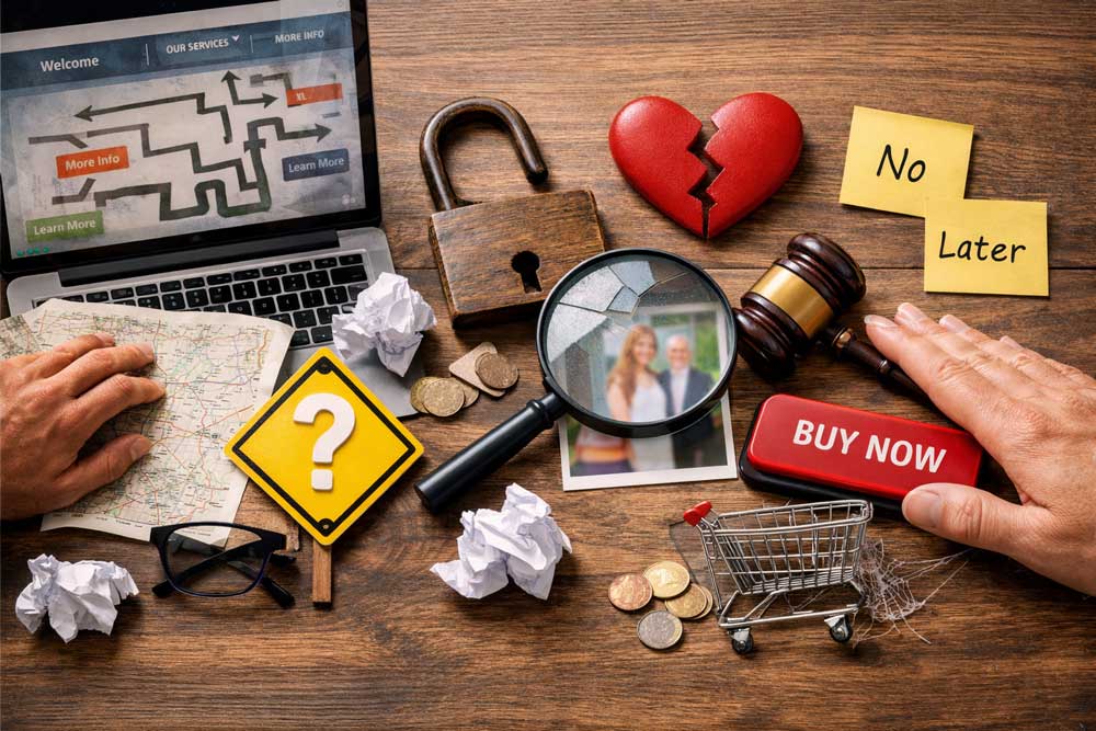 چرا بیشتر وب‌سایت‌ها فروش ندارند؟